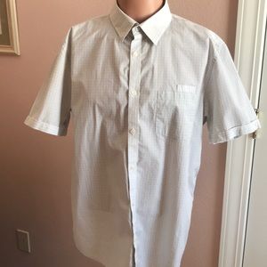 Calvin Klein men’s short sleeve button up shirt